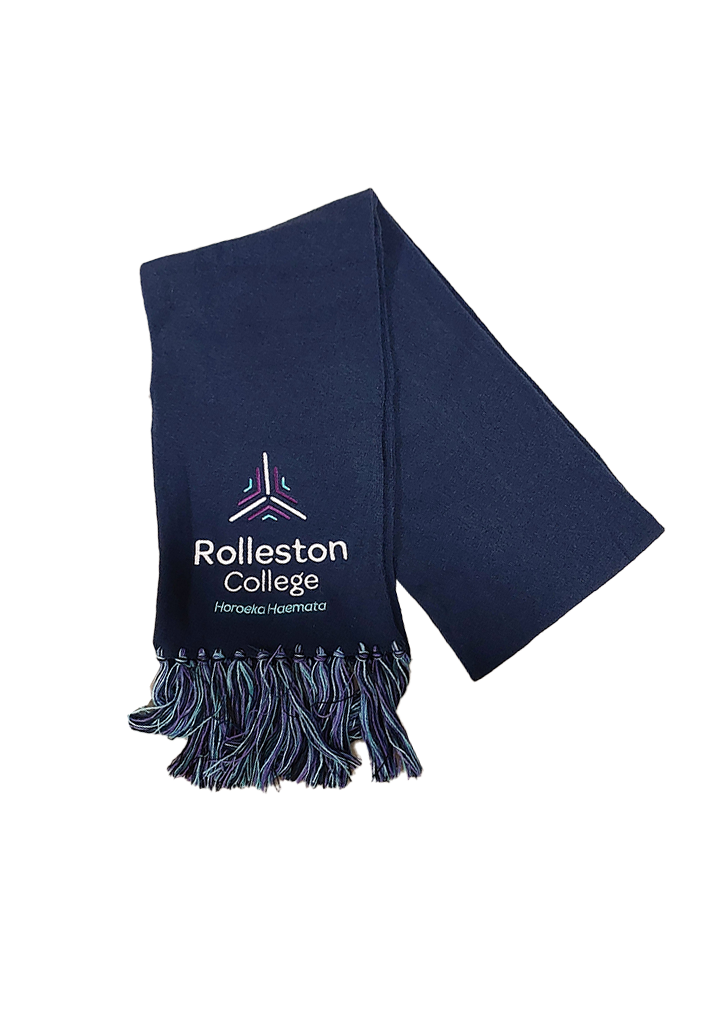 Rolleston College Scarf Navy